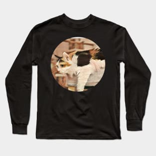 Fun floppy cat Long Sleeve T-Shirt